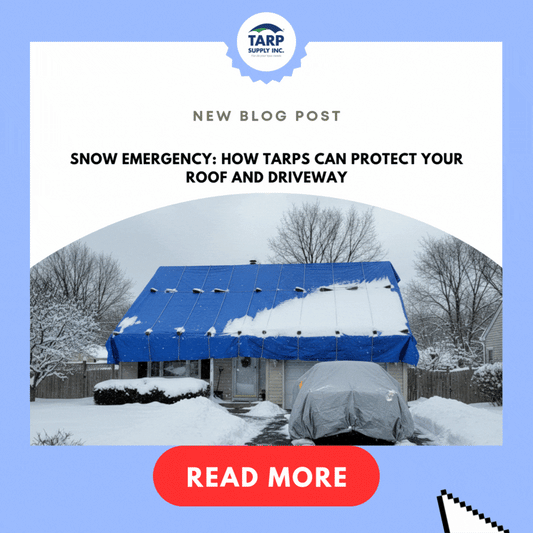 How Tarps Can Protect Your Roof and Driveway