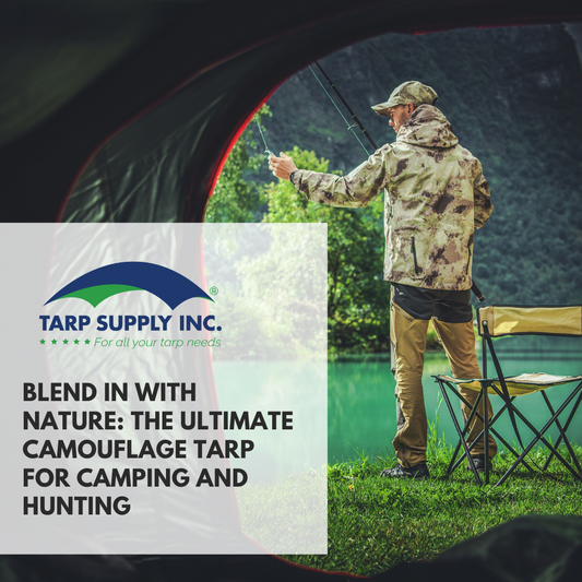 THE ULTIMATE CAMOUFLAGE TARP FOR CAMPING AND HUNTING