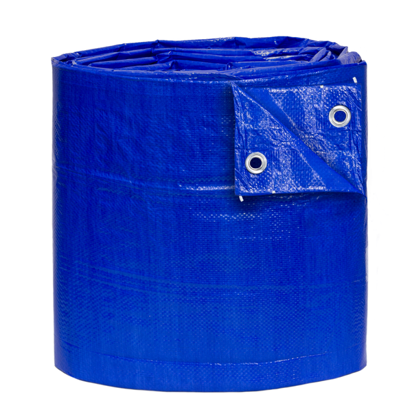 Blue Poly Tarp 5'x7' | Case of 40 Tarps | Cut Size Tarps