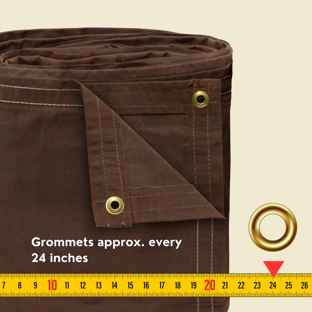Grommets of Canvas Tarps