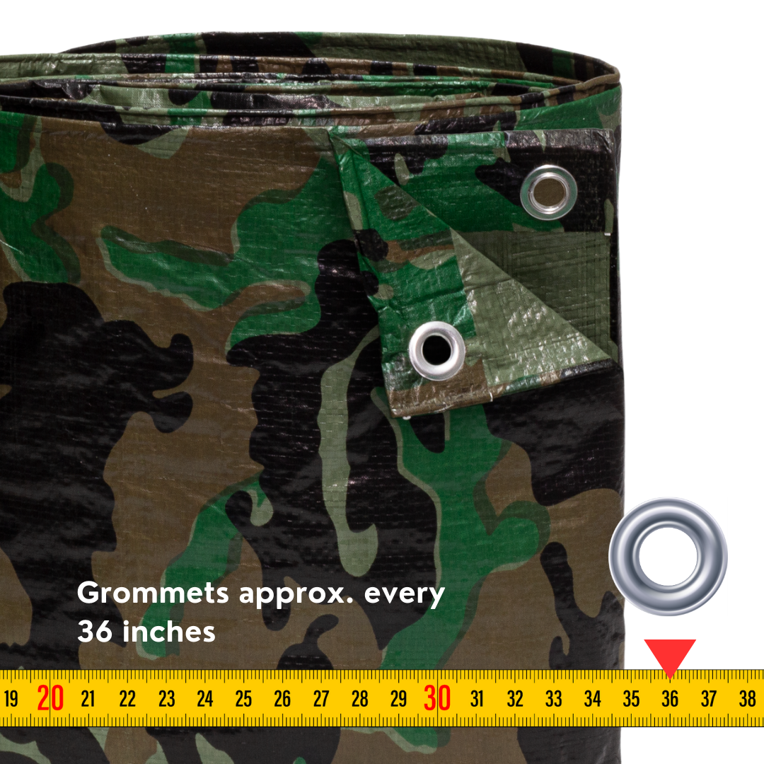 tarp army acronym 12'x16' Camouflage Poly Tarp