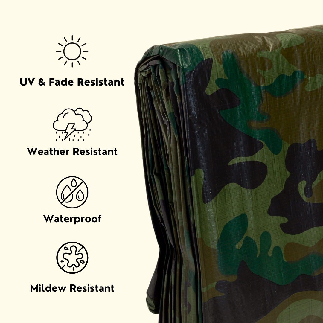 ultralight camo tarp Camouflage Poly Tarp 12'X16'