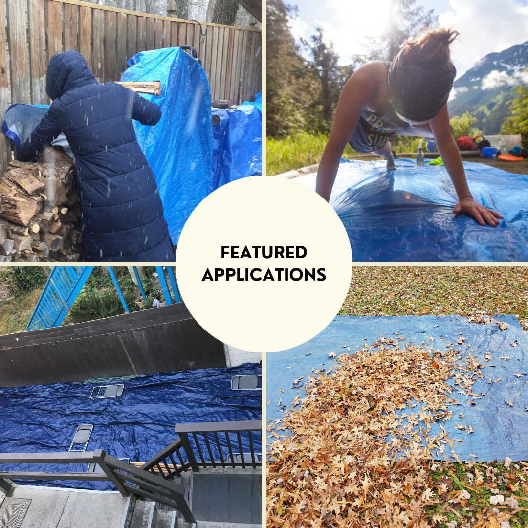 bluefield tarp 16x20 Blue Poly Tarp by Tarp Supply Inc