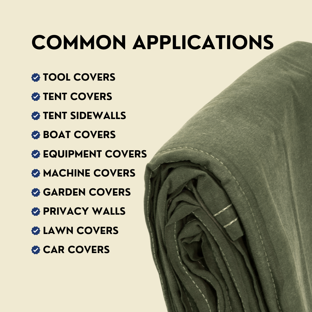21 oz Canvas Tarp 6'X6' | Cut Size 21 oz Canvas Tarp 6'X6' | Cut Size
