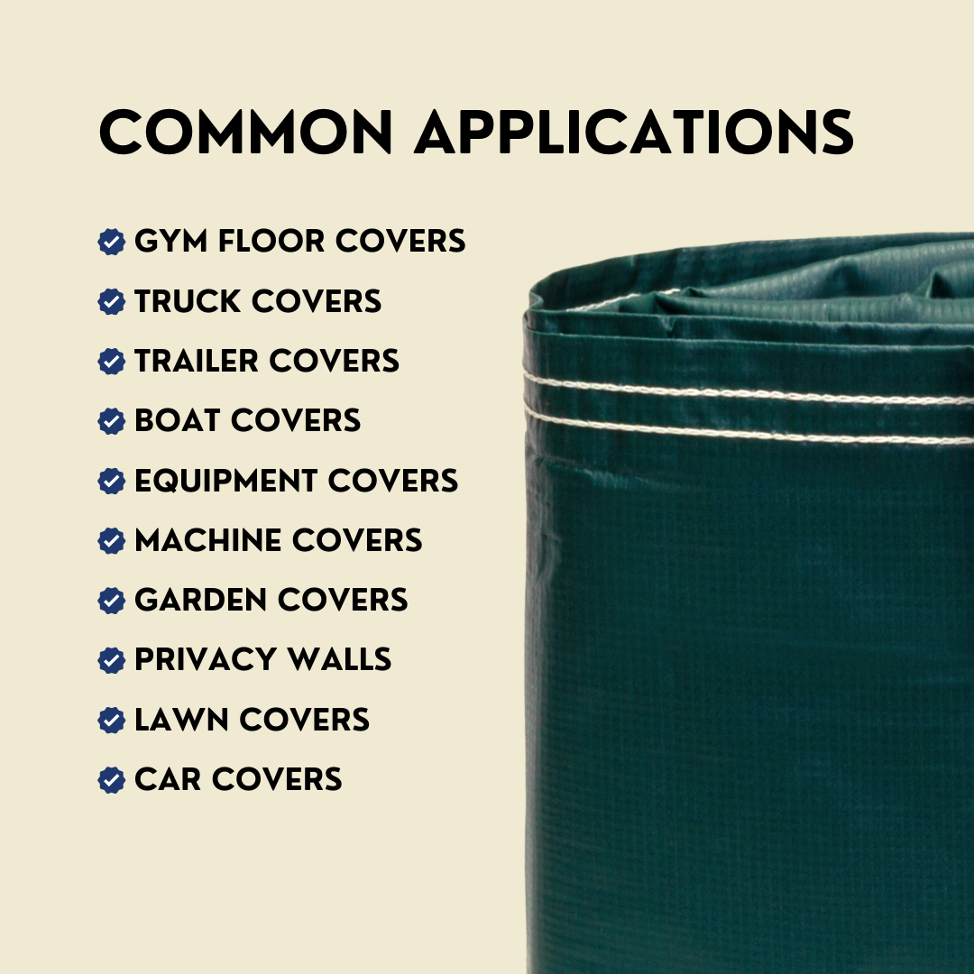 50'x50' Super Heavy Duty 18 oz Vinyl Tarp