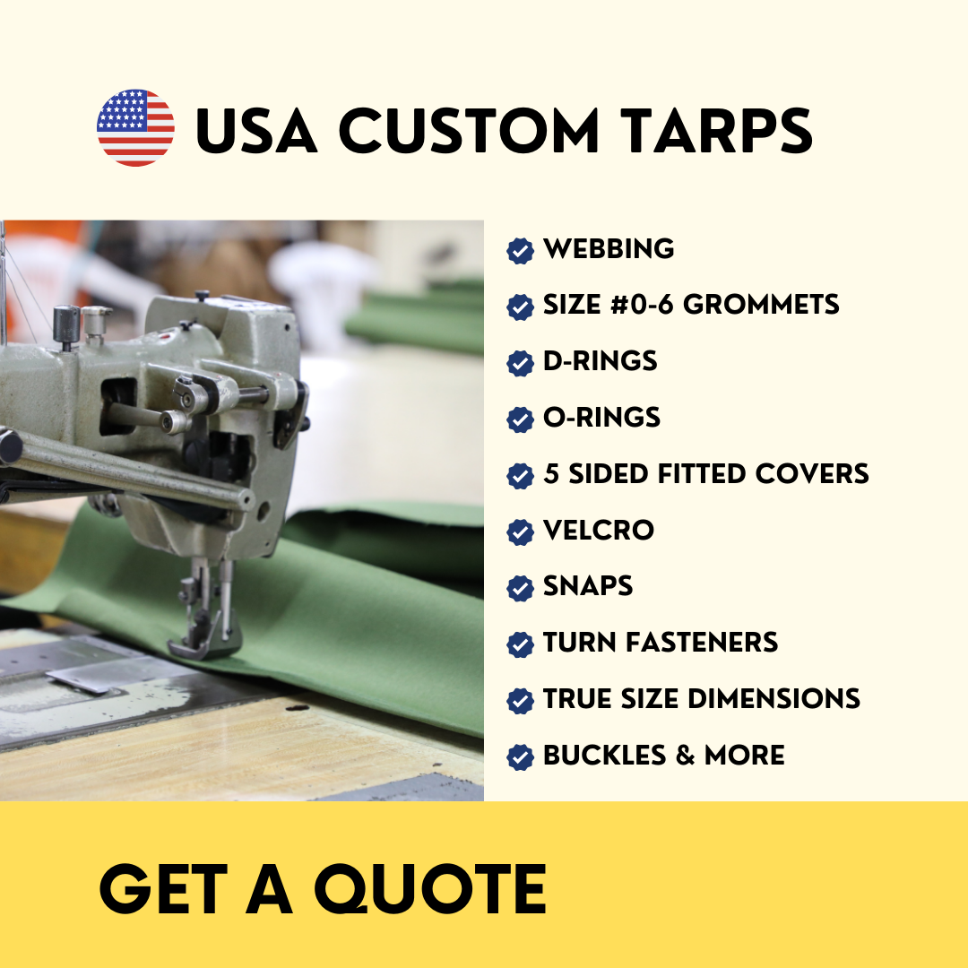 10'x10' Flame Retardant Canvas Tarp 16 oz