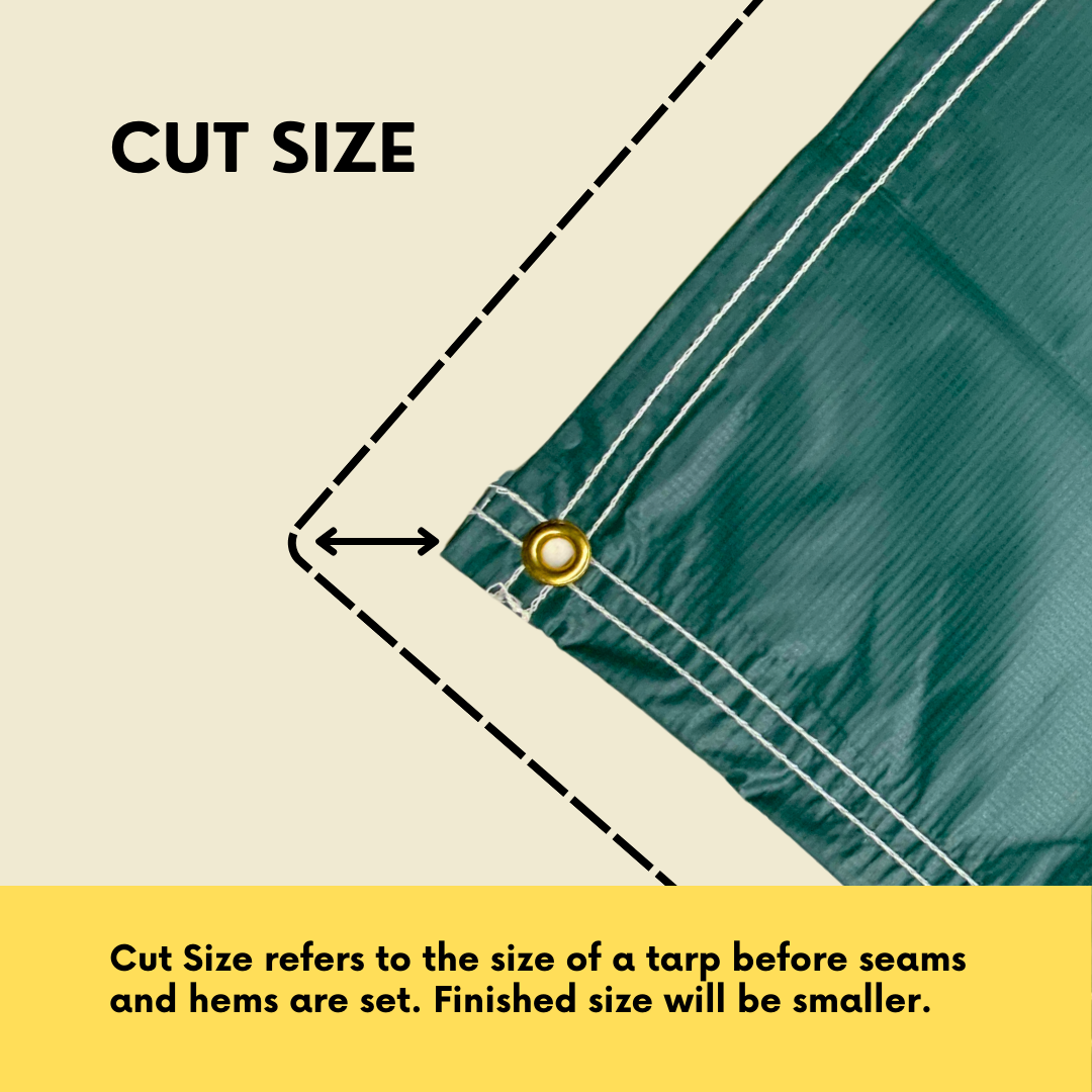 50'x50' Super Heavy Duty 18 oz Vinyl Tarp