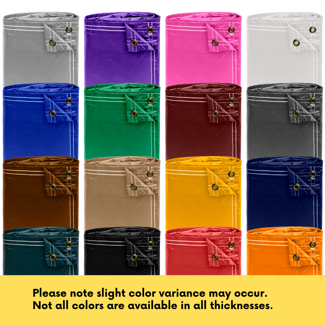 6'x12' Heavy Duty 10 oz Vinyl Tarp