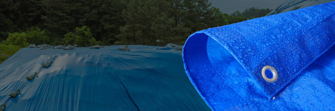 Blue Poly Tarps