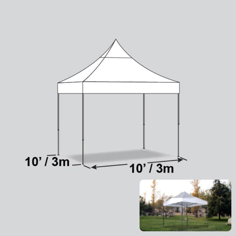 10' x 10' Pop Up Tent - No Side Walls