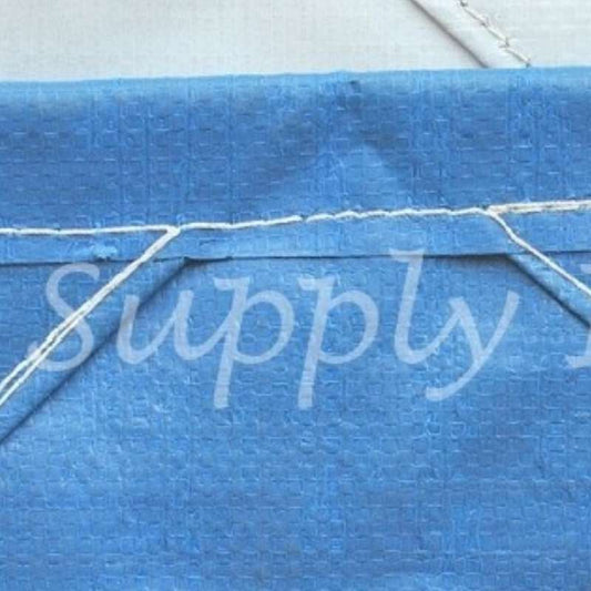 12'x16' 16 Mil Super Blue Poly Tarp with D-rings