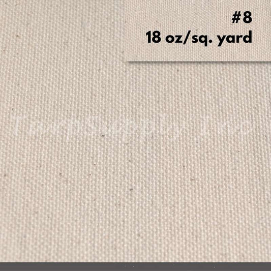 Double Fill Untreated Canvas Duck by the Yard