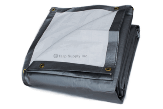 20' x 40' Heavy Duty Silver/White Tarp